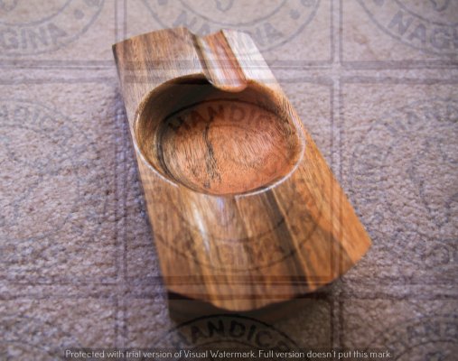 Antique Mango Wood Ashtray
