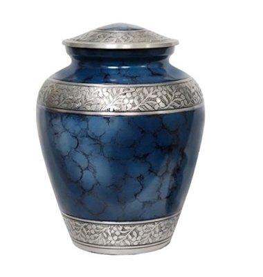 Casted Aluminium Floral Border Engraved Cremation Urn Box Hind Handicrafts products