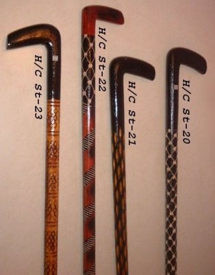 Handcrafted Wooden Walking Stick or cane Hind Handicrafts products