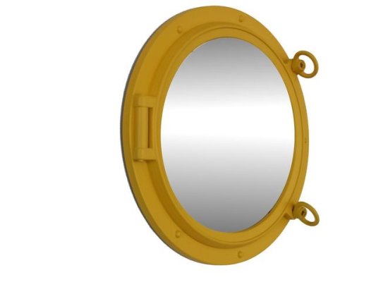 Copper Colour Aluminium Nautical Porthole Mirror
