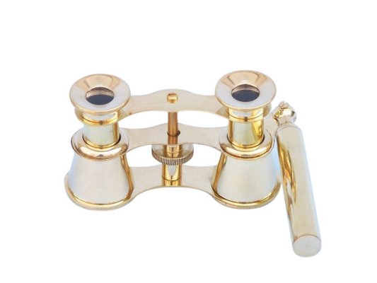 Handheld Antique Brass Nautical Binocular Hind Handicrafts products