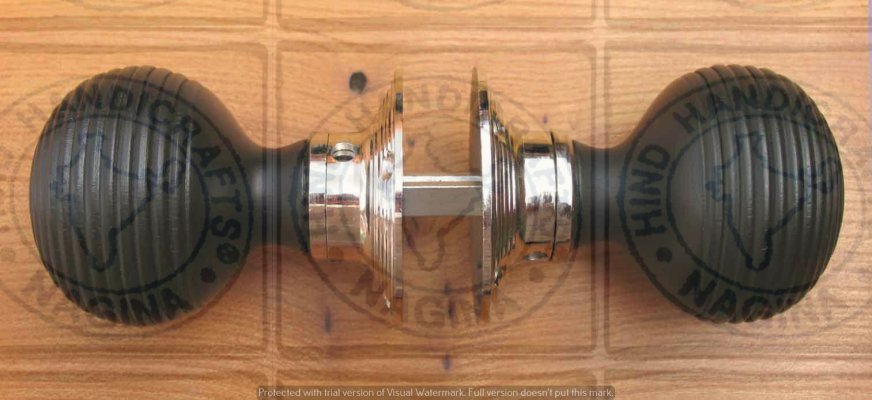 Wooden Door Knob Hind Handicrafts products
